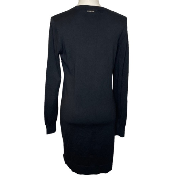 MICHAEL Michael Kors  Black Studded Sweater Dress Sz S - Picture 4 of 7